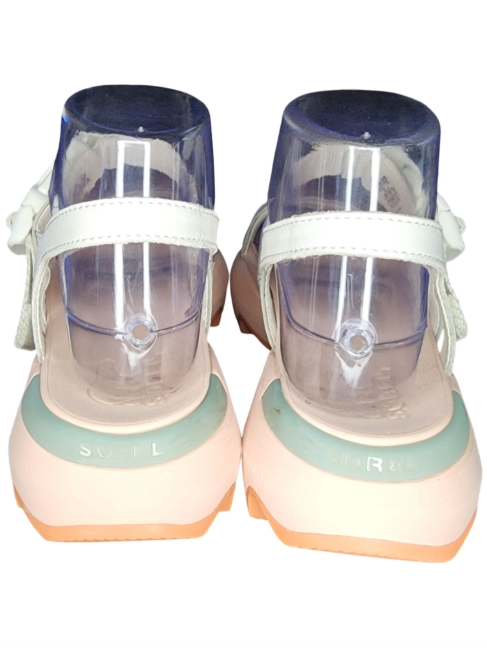 SOREL Sea Salt & Peach Blossom Kinetic Impact Sling Sandals, Womens 6.5 - Picture 6 of 10